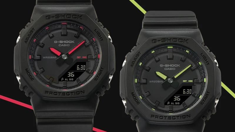 Casio G-Shock GMA-P2100SA-1A1ER Damen Armbanduhr Schwarz • Biobasiertes Resin • Neobrite Leuchtzeiger