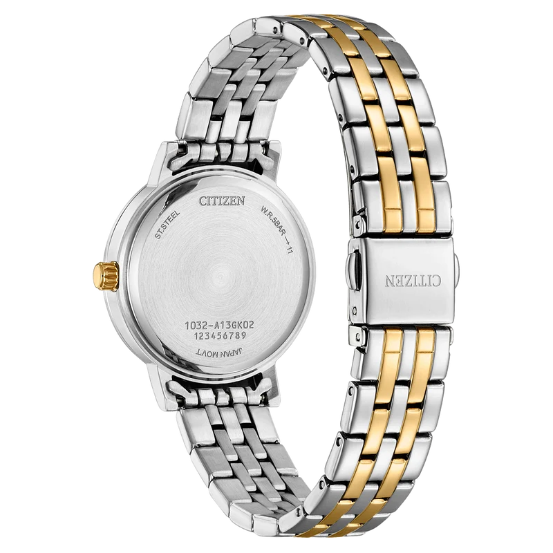 Citizen Elegance EL3106-59D Damenuhr Bicolor • Perlmutt-Zifferblatt • Quarzwerk