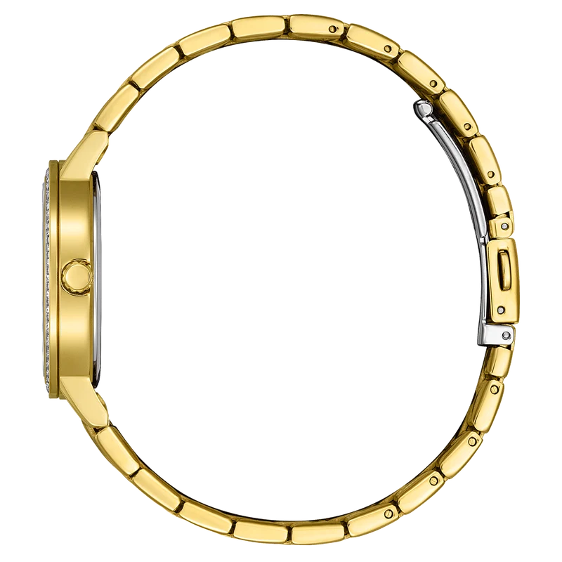 Citizen Elegance EL3102-50D Damenuhr Weiß • Perlmutt-Zifferblatt • Vergoldetes Edelstahlarmband