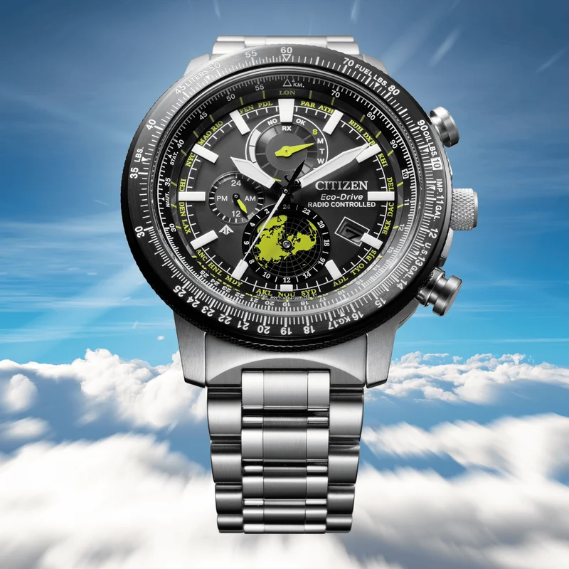 Citizen Promaster BY3006-53E Herrenuhr Schwarz • Saphirglas entspiegelt • Eco-Drive Funkuhr