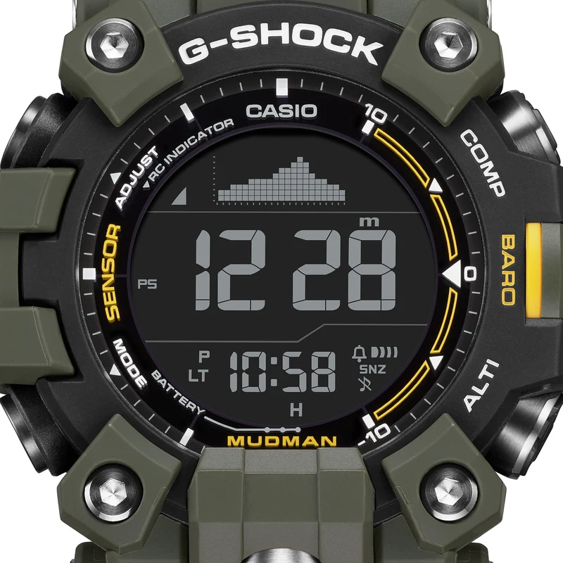 Casio G-Shock Mudman GW-9500-3ER Herrenuhr • Triple-Sensor • Solar-Funkuhr