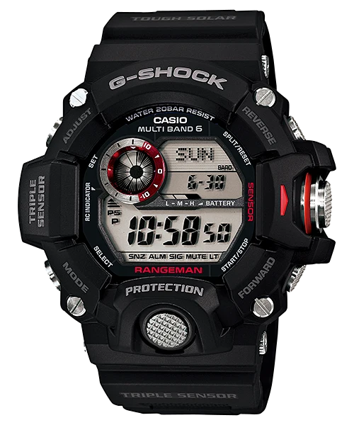 Casio G-Shock Rangeman GW-9400-1ER Herrenuhr • Triple Sensor • Solar-Funkuhr