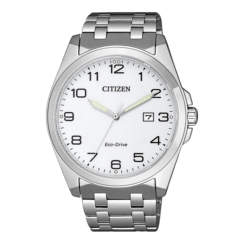 Citizen BM7108-81A Eco-Drive Sports Herrenuhr Weiß • Saphirglas • Eco-Drive Solarwerk