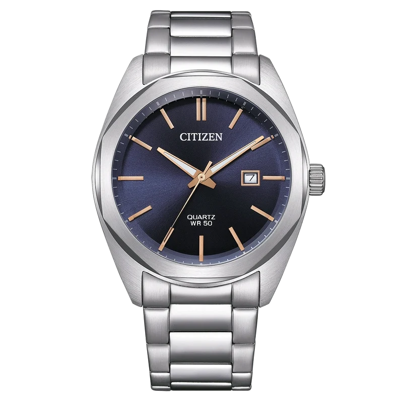 Citizen BI5110-54H Herrenuhr • Blaues Zifferblatt • Quarzwerk mit Datumsanzeige