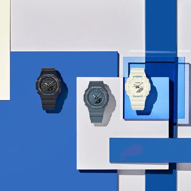 Casio G-Shock GMA-P2100BA-7AER Damen Armbanduhr • Biobasiertes Resin • 20 bar wasserdicht