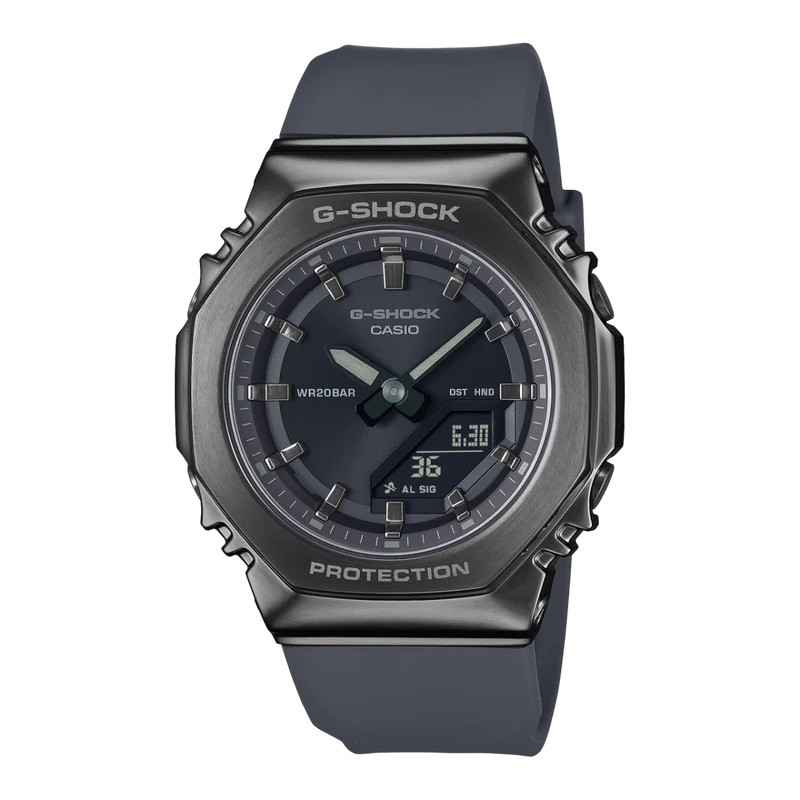 Casio G-Shock GM-S2110B-8AER Damen • Mineral­glas • 200-m-Wasserdichtigkeit