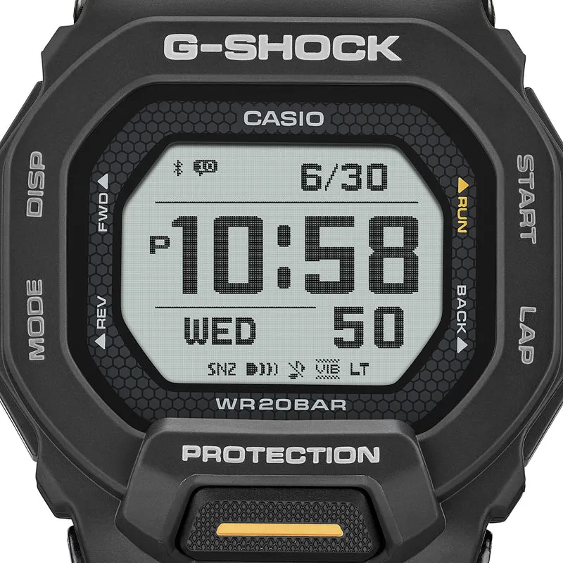 Casio GBD-200-1A1ER G-Shock G-Squad Herren • MIP-LCD Display • Bluetooth Distanz-Tracking