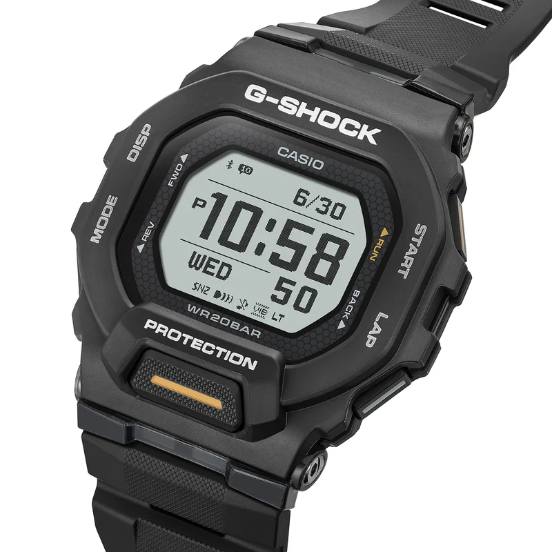 Casio GBD-200-1A1ER G-Shock G-Squad Herren • MIP-LCD Display • Bluetooth Distanz-Tracking