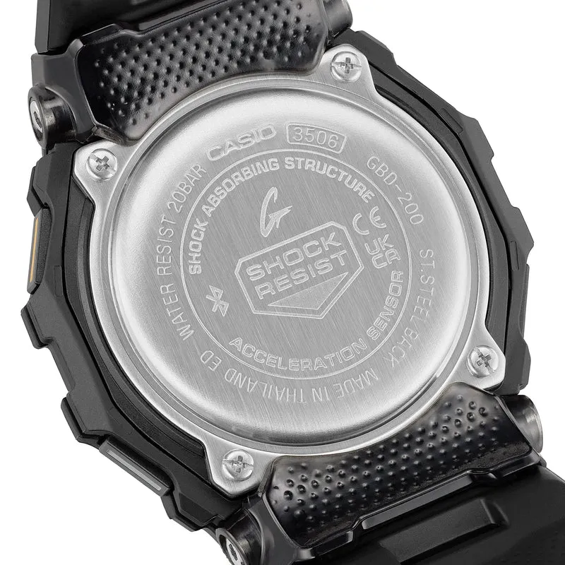 Casio GBD-200-1A1ER G-Shock G-Squad Herren • MIP-LCD Display • Bluetooth Distanz-Tracking