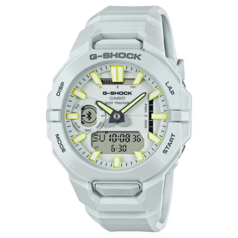 Casio G-Shock GBA-950-7AER Herren Armbanduhr Weiß • Schrittzähler & Bluetooth • Stoßfest 20 bar