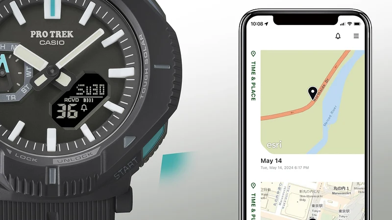 Casio Pro Trek PRJ-B001-1ER Herrenuhr • Tough Solar & Bluetooth • Drehbare Schutzlünette