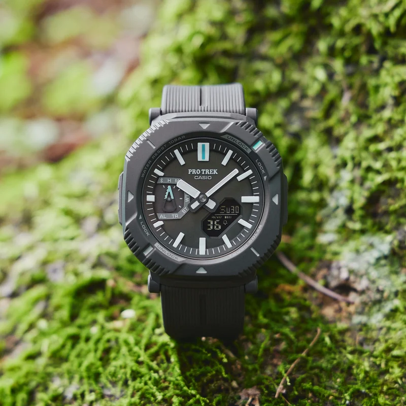 Casio Pro Trek PRJ-B001-1ER Herrenuhr • Tough Solar & Bluetooth • Drehbare Schutzlünette