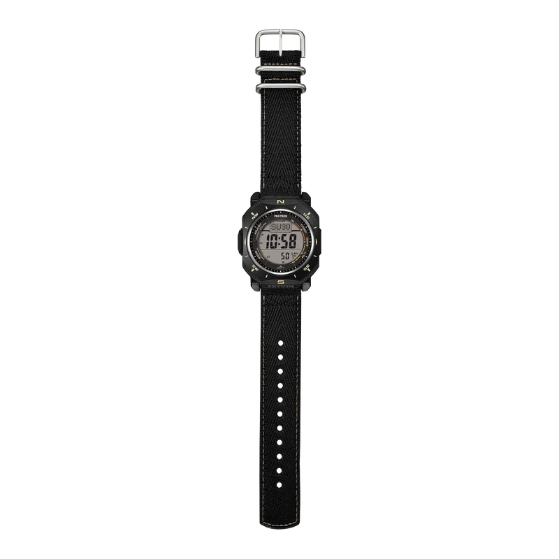 Casio Pro Trek PRG-69B-1ER PRG-69 Series Armbanduhr Schwarz • Solarbetrieb • Dreifachsensor