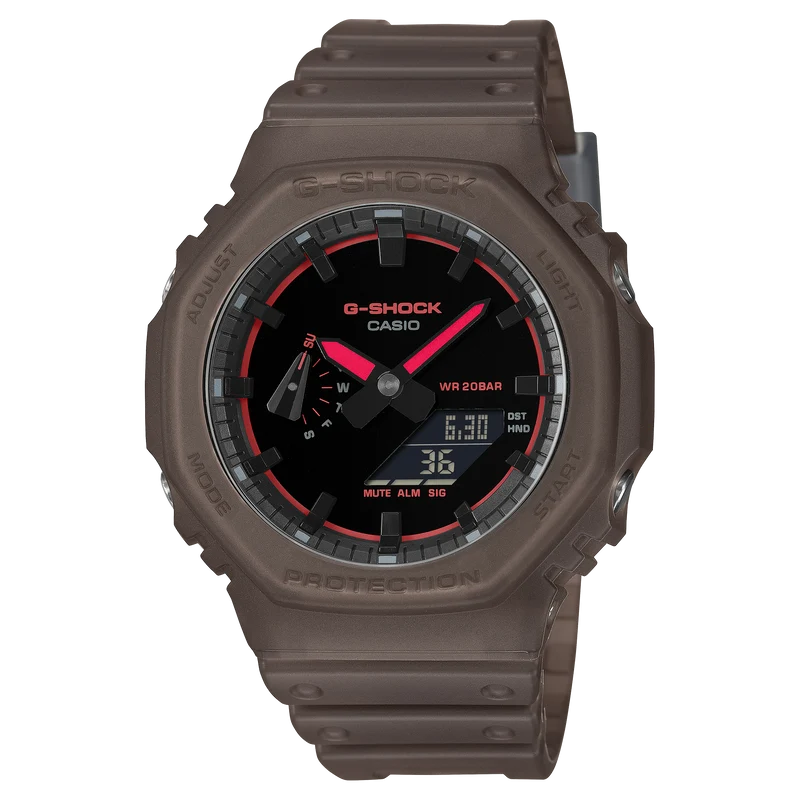Casio G-Shock GA-2100K-5AER Herrenuhr • Carbon Core Guard • Analog-Digital
