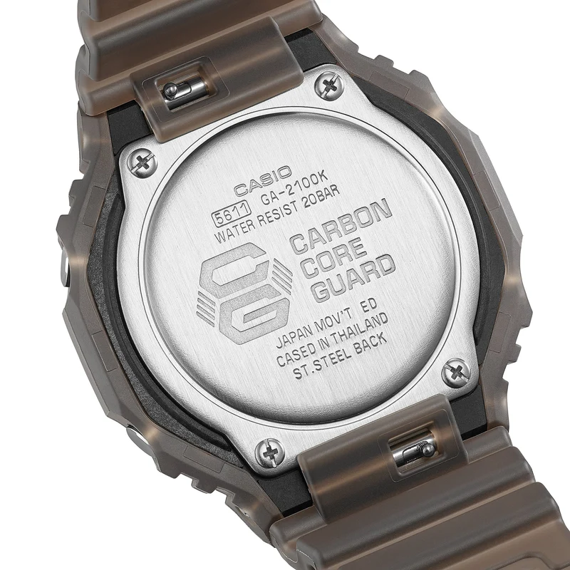 Casio G-Shock GA-2100K-5AER Herrenuhr • Carbon Core Guard • Analog-Digital