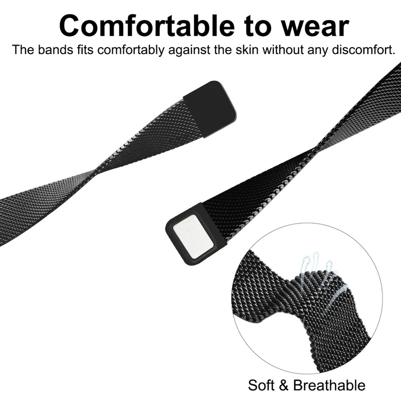 Fantastisch Fitbit Versa 3 / Fitbit Sense Metall Armband
