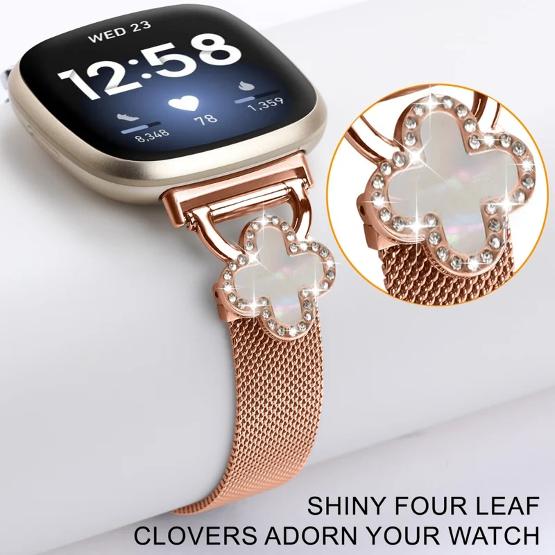 Fantastisch Fitbit Versa 3 / Fitbit Sense Metall Armband
