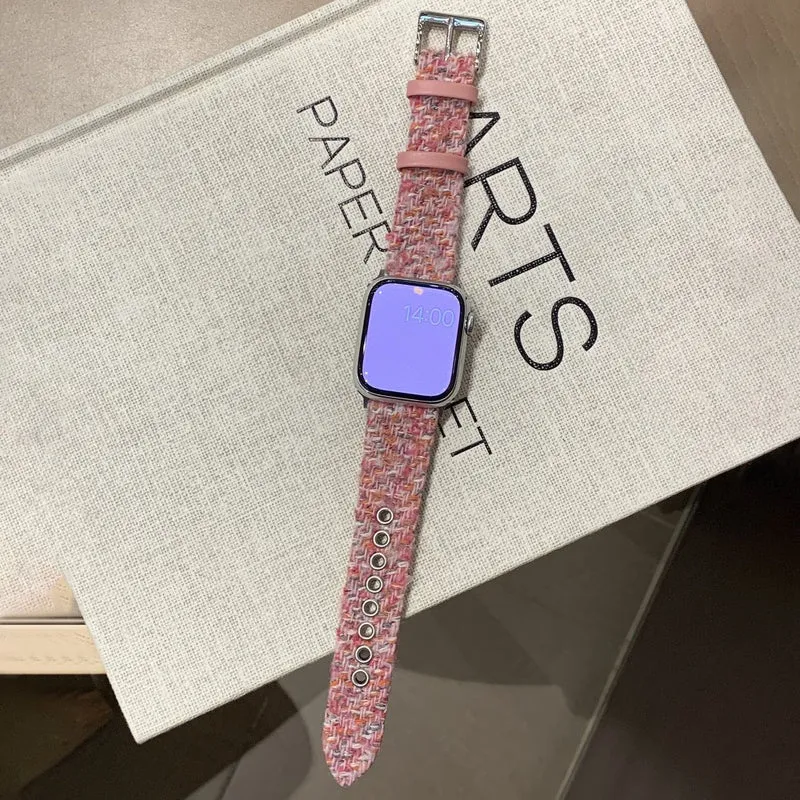 Fantastisch Apple Smartwatch Filz Und Echtes Leder Universell Armband