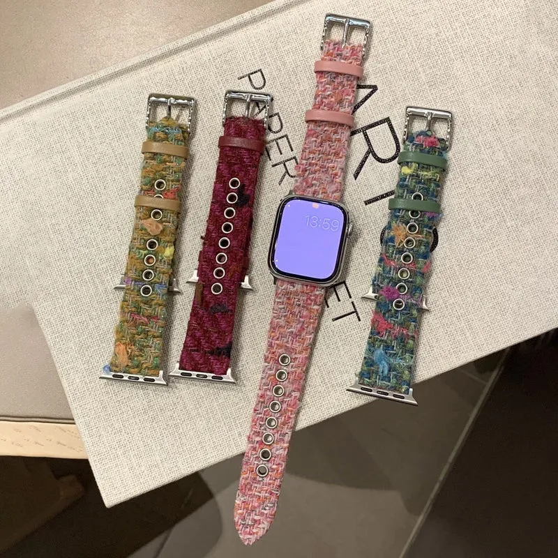 Fantastisch Apple Smartwatch Filz Und Echtes Leder Universell Armband