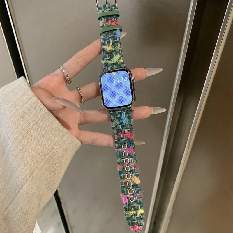Fantastisch Apple Smartwatch Filz Und Echtes Leder Universell Armband