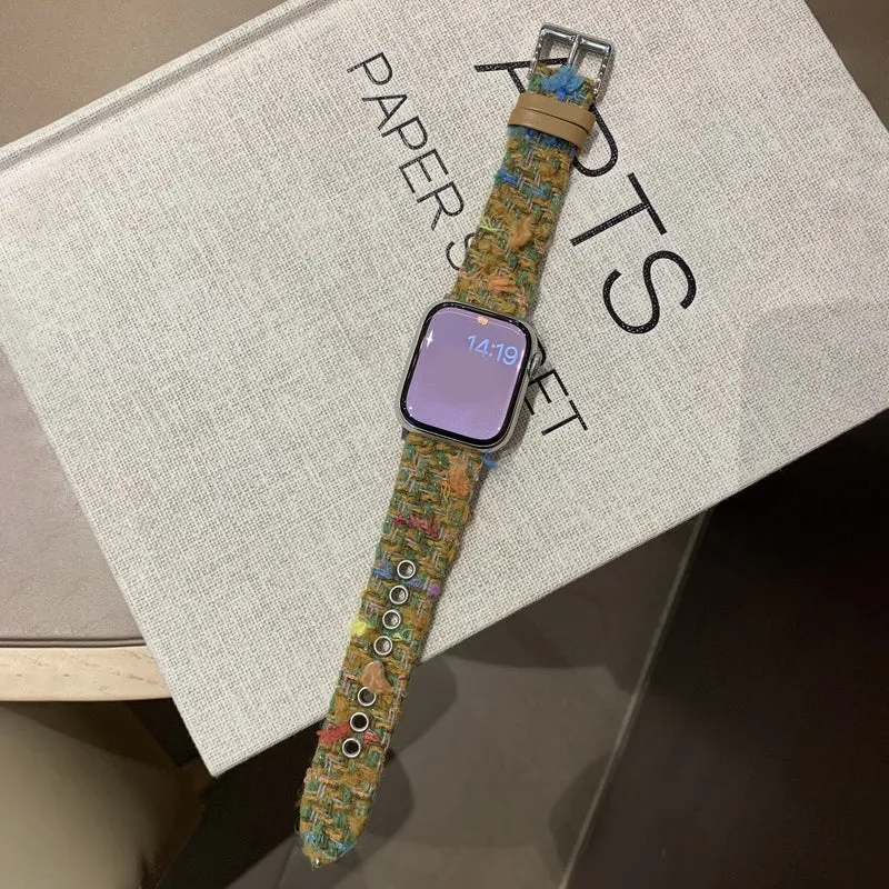 Fantastisch Apple Smartwatch Filz Und Echtes Leder Universell Armband