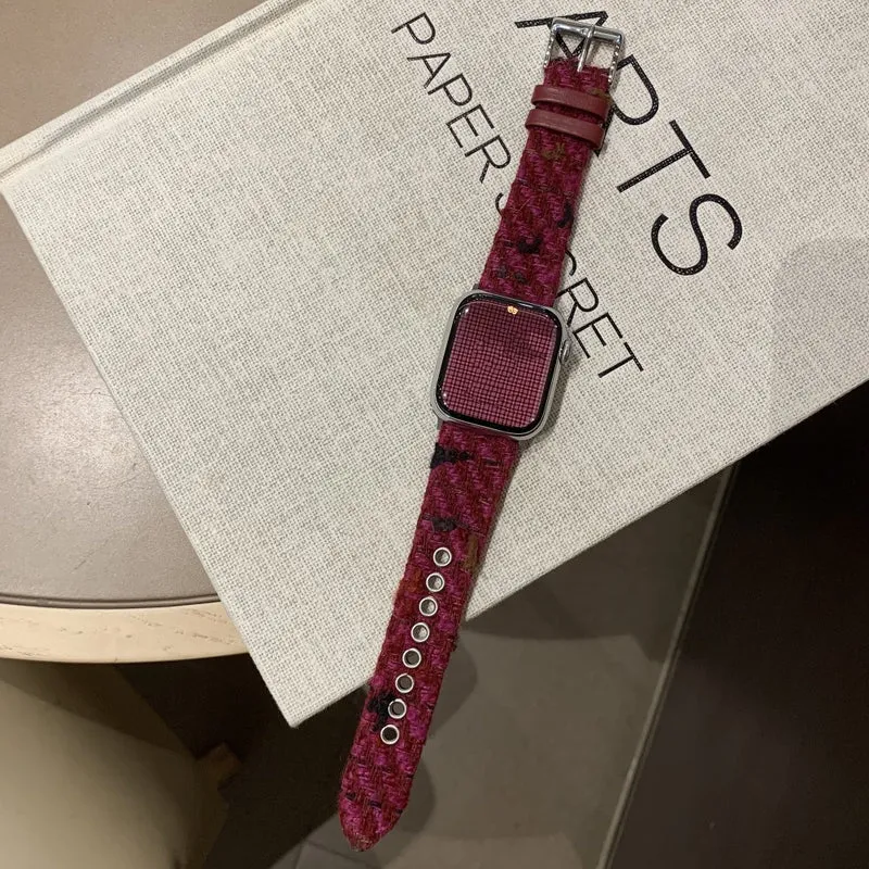 Fantastisch Apple Smartwatch Filz Und Echtes Leder Universell Armband