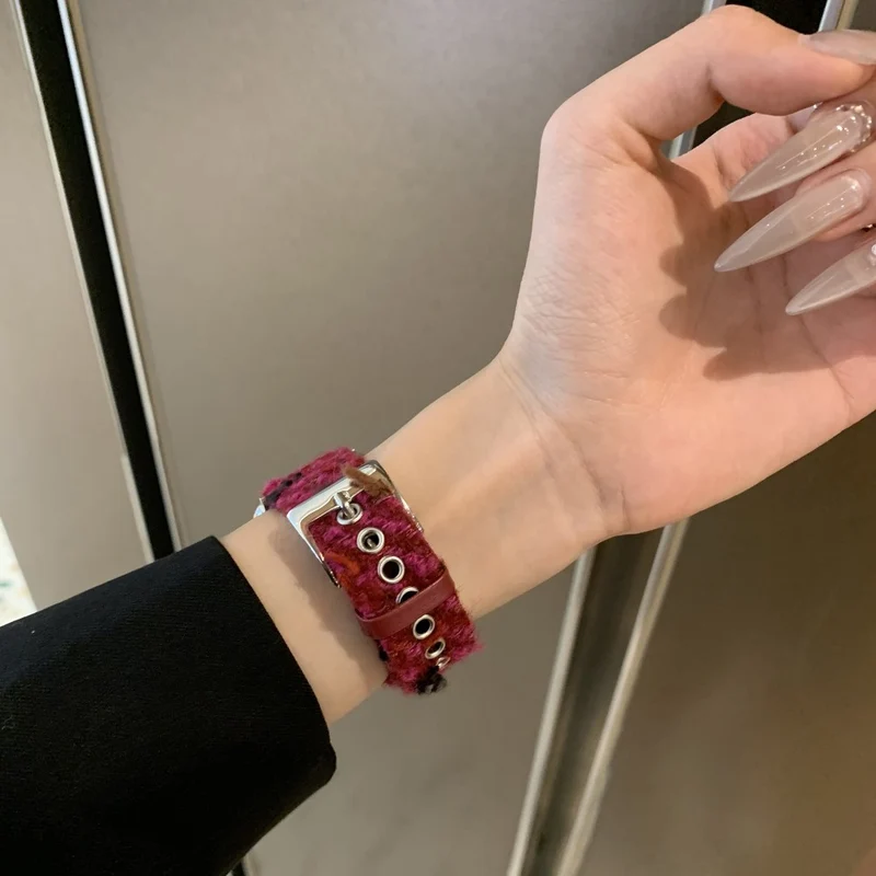 Fantastisch Apple Smartwatch Filz Und Echtes Leder Universell Armband