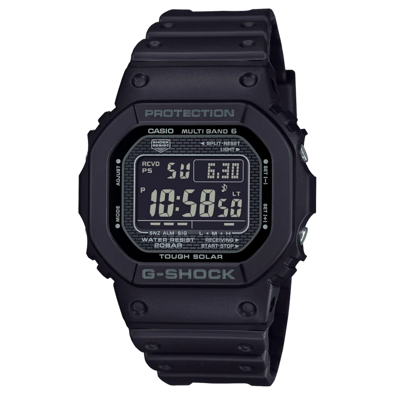 Casio GW-5000HS-1ER G-Shock Origin Herrenuhr Schwarz • Tough Solar & Multiband 6 • Diamantbeschichtung