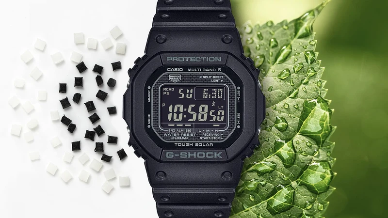 Casio GW-5000HS-1ER G-Shock Origin Herrenuhr Schwarz • Tough Solar & Multiband 6 • Diamantbeschichtung