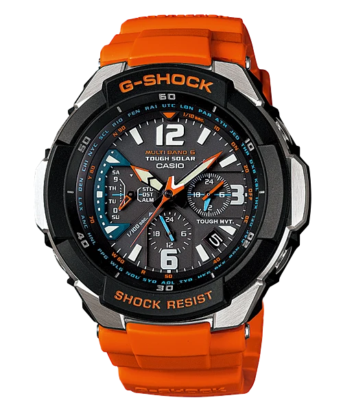 Casio G-Shock GW-3000M-4AER Herrenuhr • Tough Solar & Multi-Band 6 • 1/100-Sek.-Chronograph