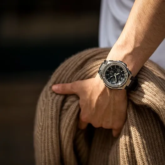 Casio G-Shock GST-W110-1AER Herrenuhr • Tough Solar & Multiband 6 • Analog-Digital