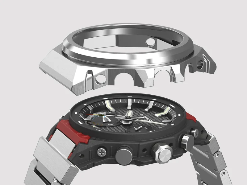 Casio GST-B1000D-1AER G-Shock Herrenuhr Schwarz • Tough Solar mit Bluetooth • Schockgeschütztes Edelstahlgehäuse
