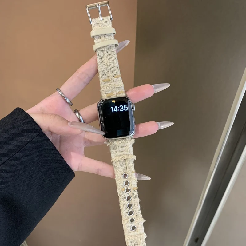 Sehr Cool Apple Smartwatch Filz Und Echtes Leder Universell Armband