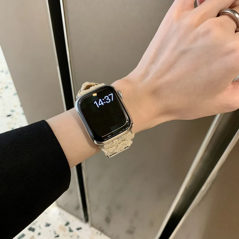 Sehr Cool Apple Smartwatch Filz Und Echtes Leder Universell Armband
