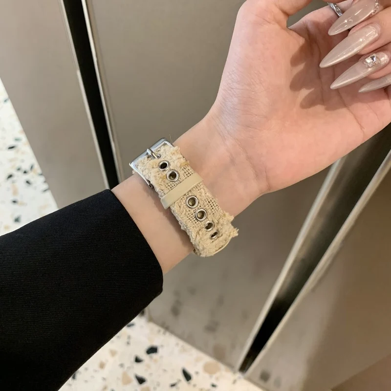 Sehr Cool Apple Smartwatch Filz Und Echtes Leder Universell Armband
