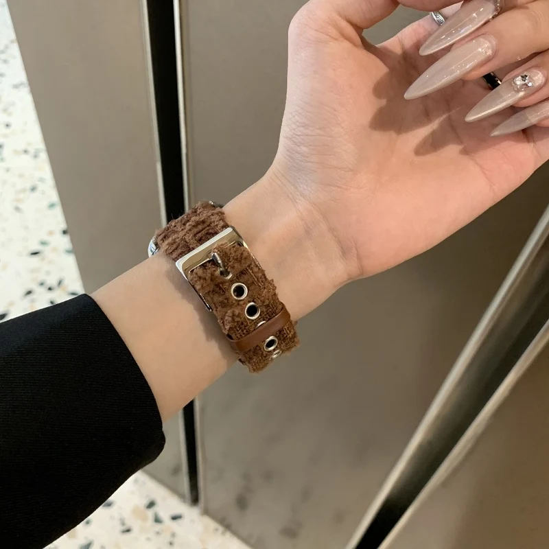 Sehr Cool Apple Smartwatch Filz Und Echtes Leder Universell Armband