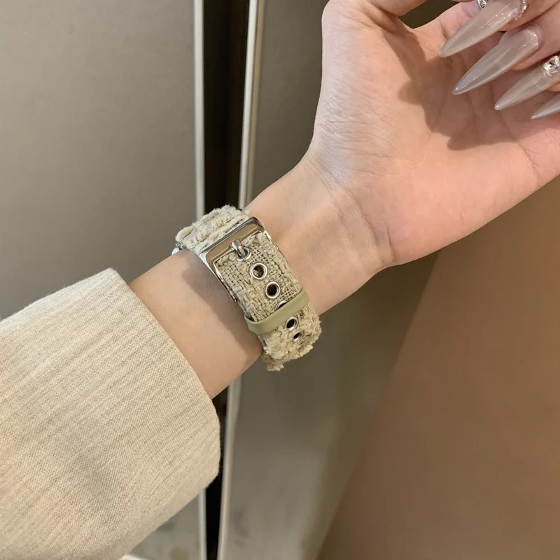 Sehr Cool Apple Smartwatch Filz Und Echtes Leder Universell Armband