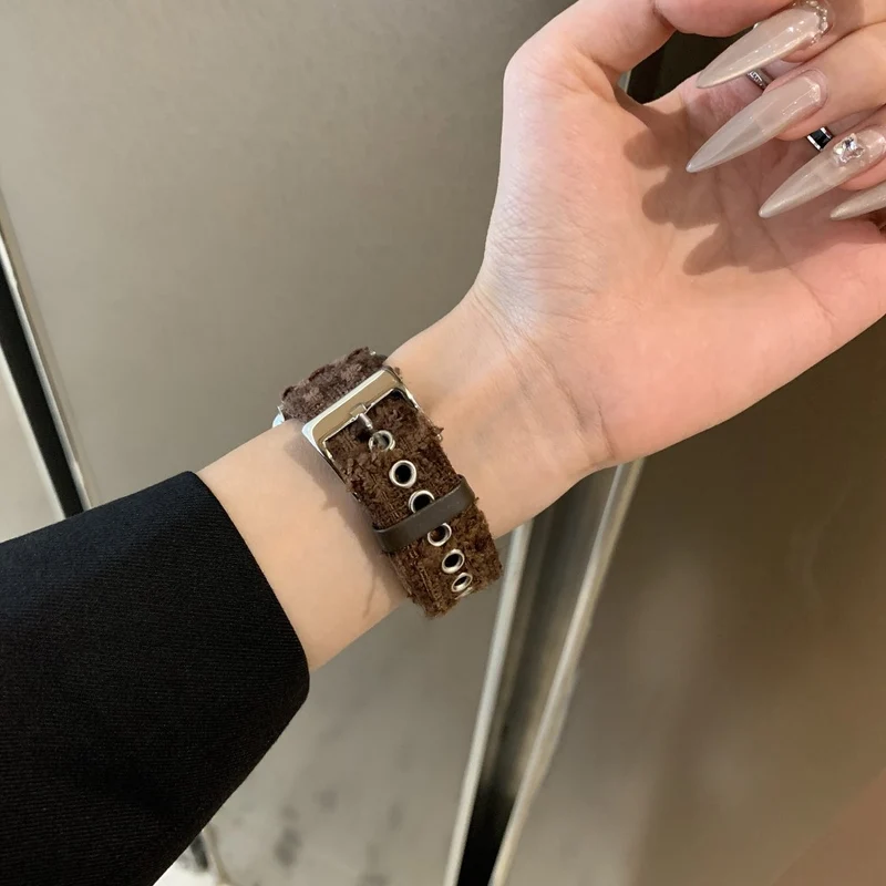 Sehr Cool Apple Smartwatch Filz Und Echtes Leder Universell Armband