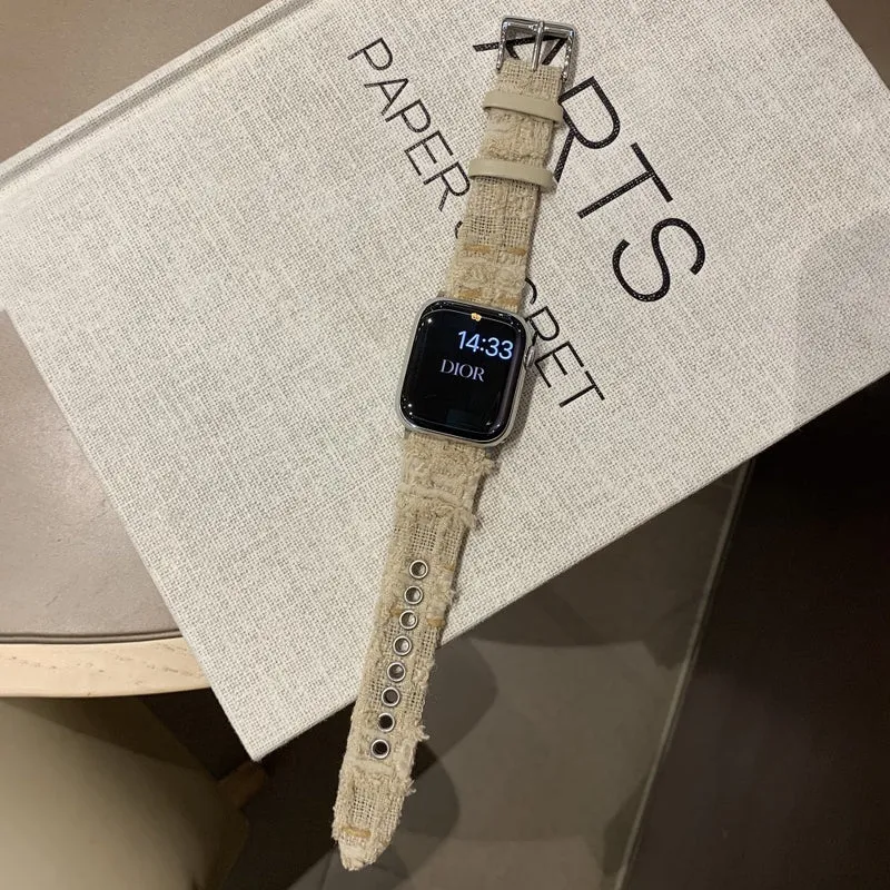 Bemerkenswert Reizvoll Apple Smartwatch Filz Und Echtes Leder Universell Armband