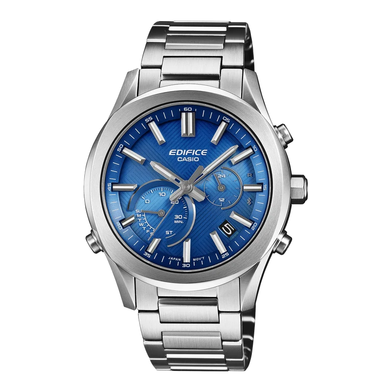 Casio Edifice EQB-1300D-2AEF-1 Herren Armbanduhr Blau • Saphirglas • Solar-Bluetooth