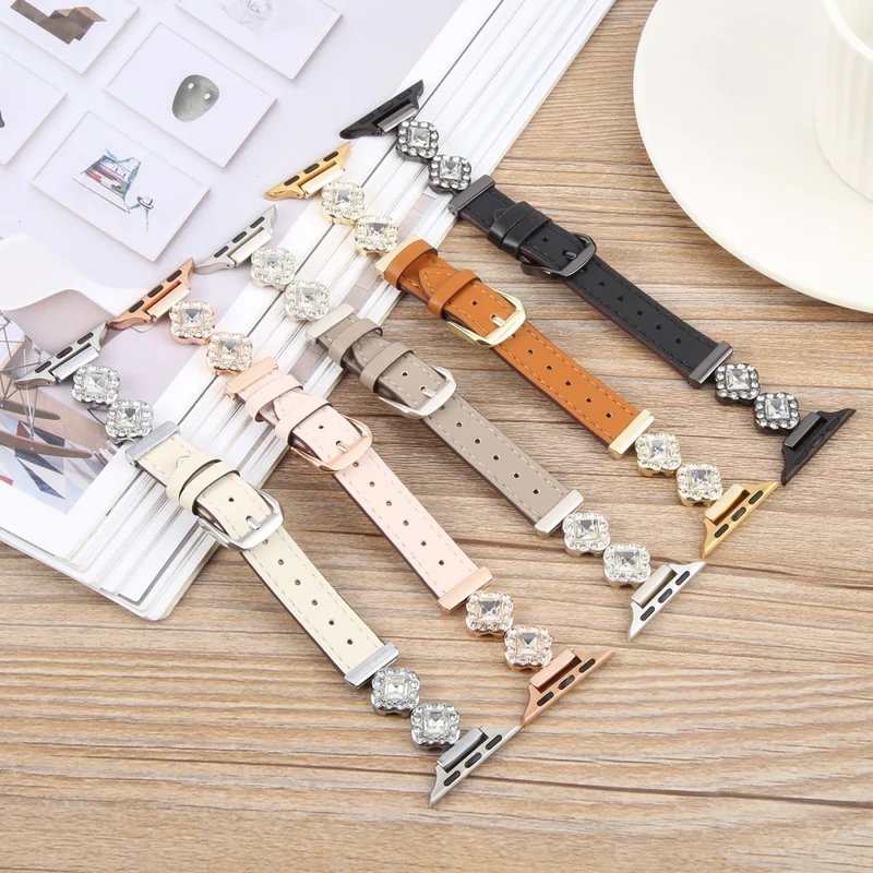 Super Haltbar Apple Smartwatch Kunstleder Universell Armband