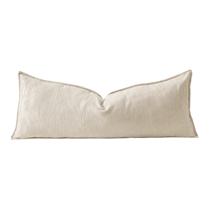 Extra-langes ergonomisches Bouclé-Lendenkissen