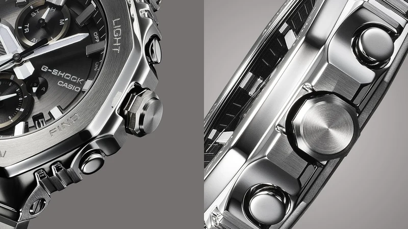 Casio G-Shock GMC-B2100D-1AER Herrenuhr • Vollmetall-Gehäuse • Solar & Bluetooth