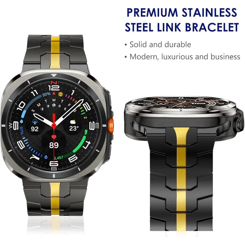 Absolut Gut Samsung Galaxy Watch Ultra 47mm Metall Armband