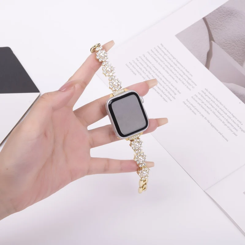 Unglaublich Widerstandsfähig Apple Smartwatch Metall Universell Armband