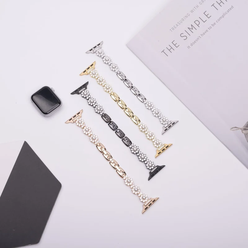 Unglaublich Widerstandsfähig Apple Smartwatch Metall Universell Armband