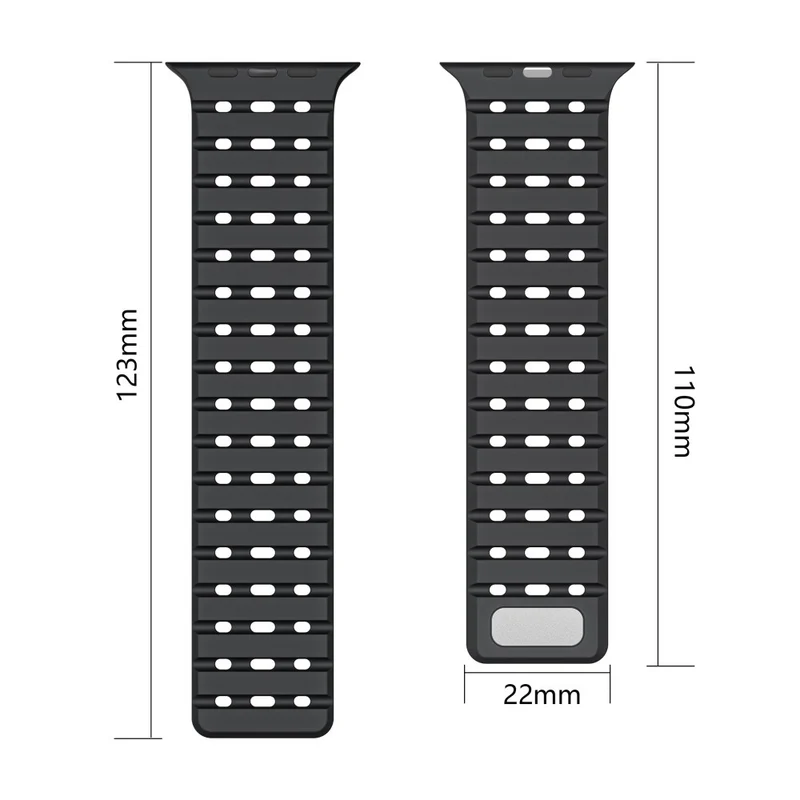 Super Bequem Apple Smartwatch Silikon Universell Armband
