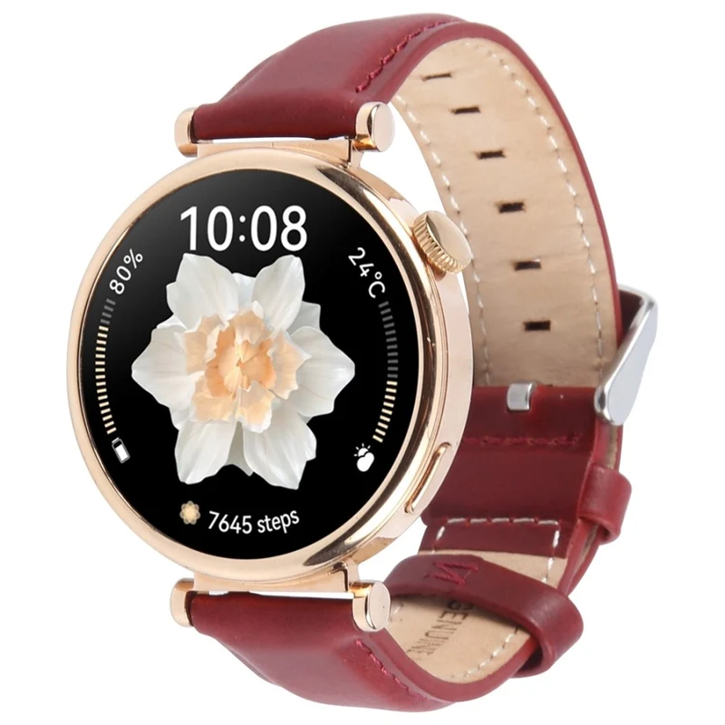 Sehr Modisch Garmin Lily 2 Echtes Leder Armband