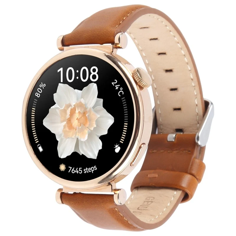 Sehr Modisch Garmin Lily 2 Echtes Leder Armband