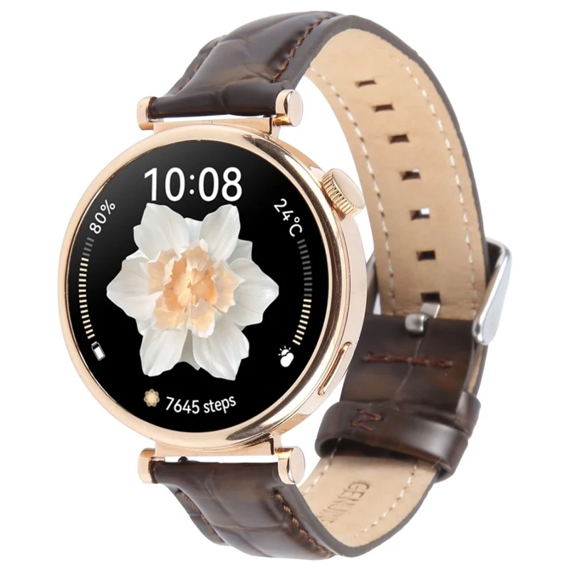 Sehr Reizvoll Garmin Smartwatch Echtes Leder Universell Armband